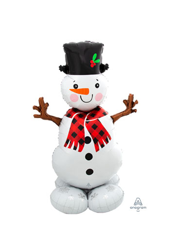 Christmas Snowman Airloonz Decoration Balloon Set